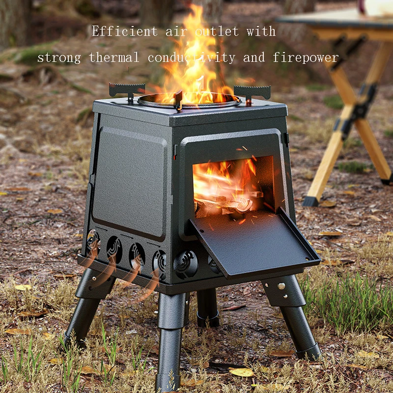 JOY Wholesale Firewood Stove Outdoor Portable Camping Cookware Picnic Folding Stove