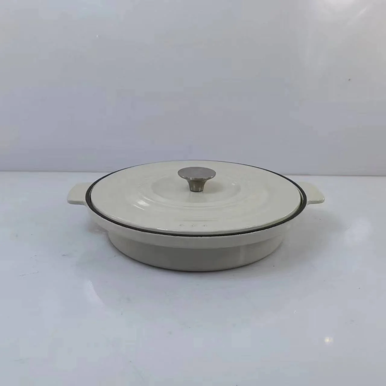 cast iron enamel dish