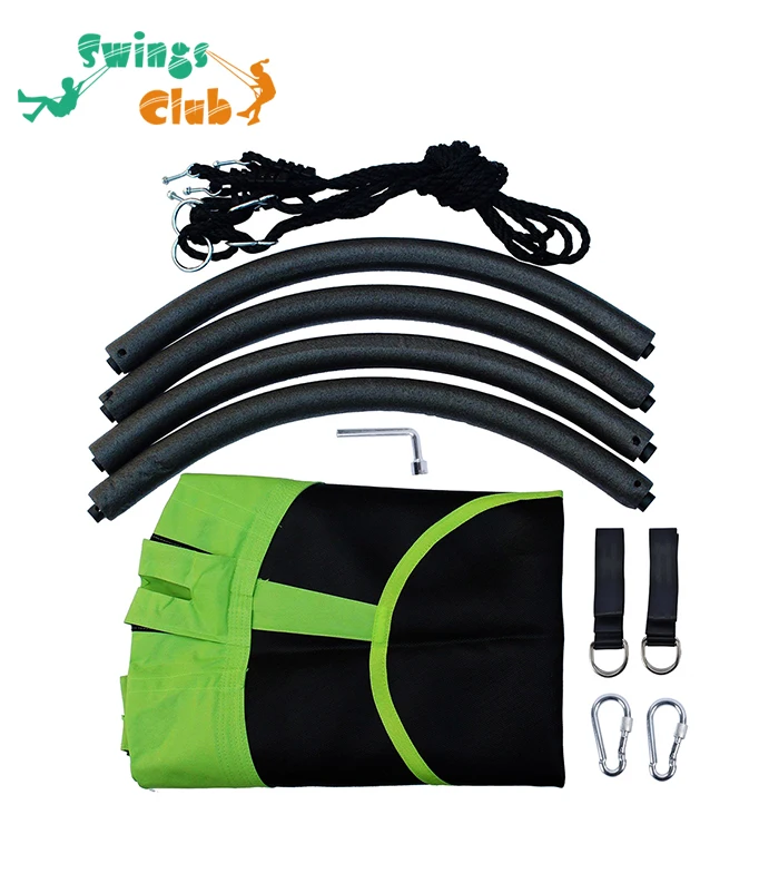 
Hot Selling Outdoor Fabric Patio Hanging Swing For Children Kids Tent Swing Set 