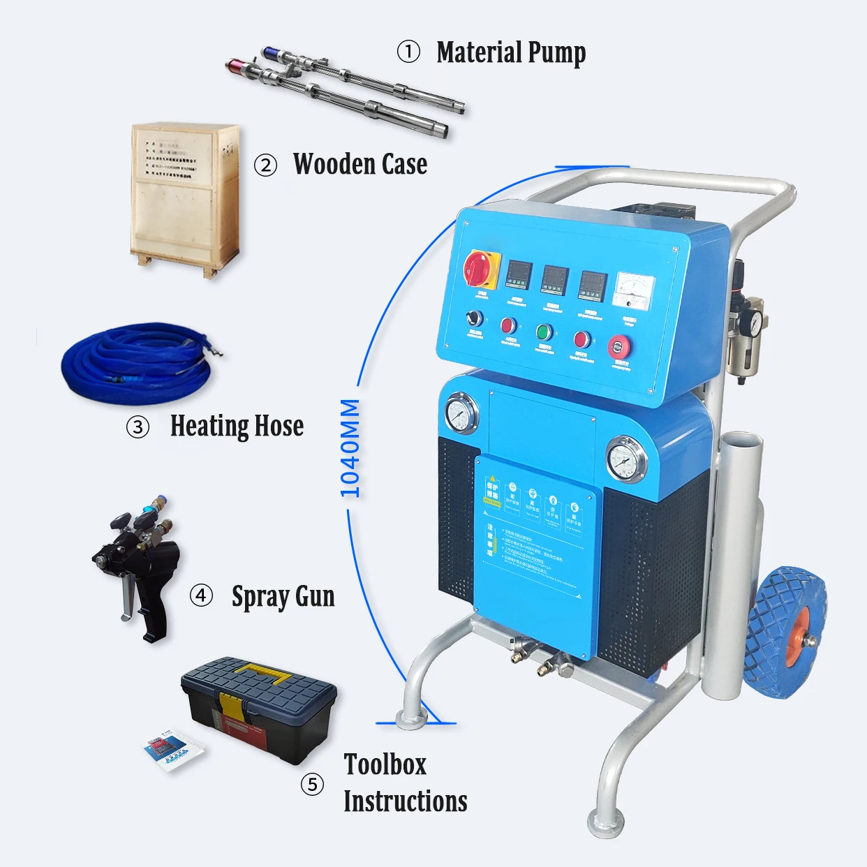 2020 hydraulic polyurethane and polyurea injection and spray machine pu foam and polyurea waterproofing spray machine price