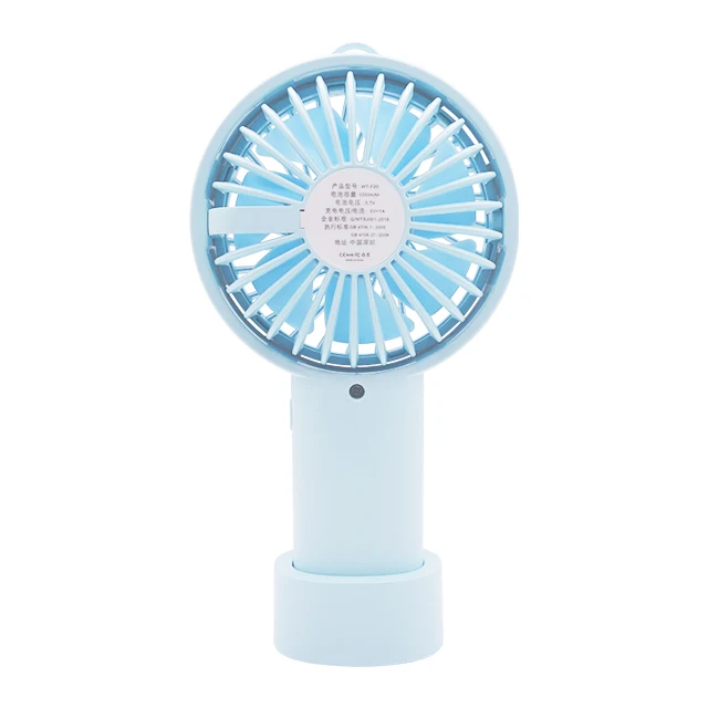 Wholesale Outdoor Portable USB Handheld Rechargeable Cooling Fan Phone Holder Mini Handheld Fan