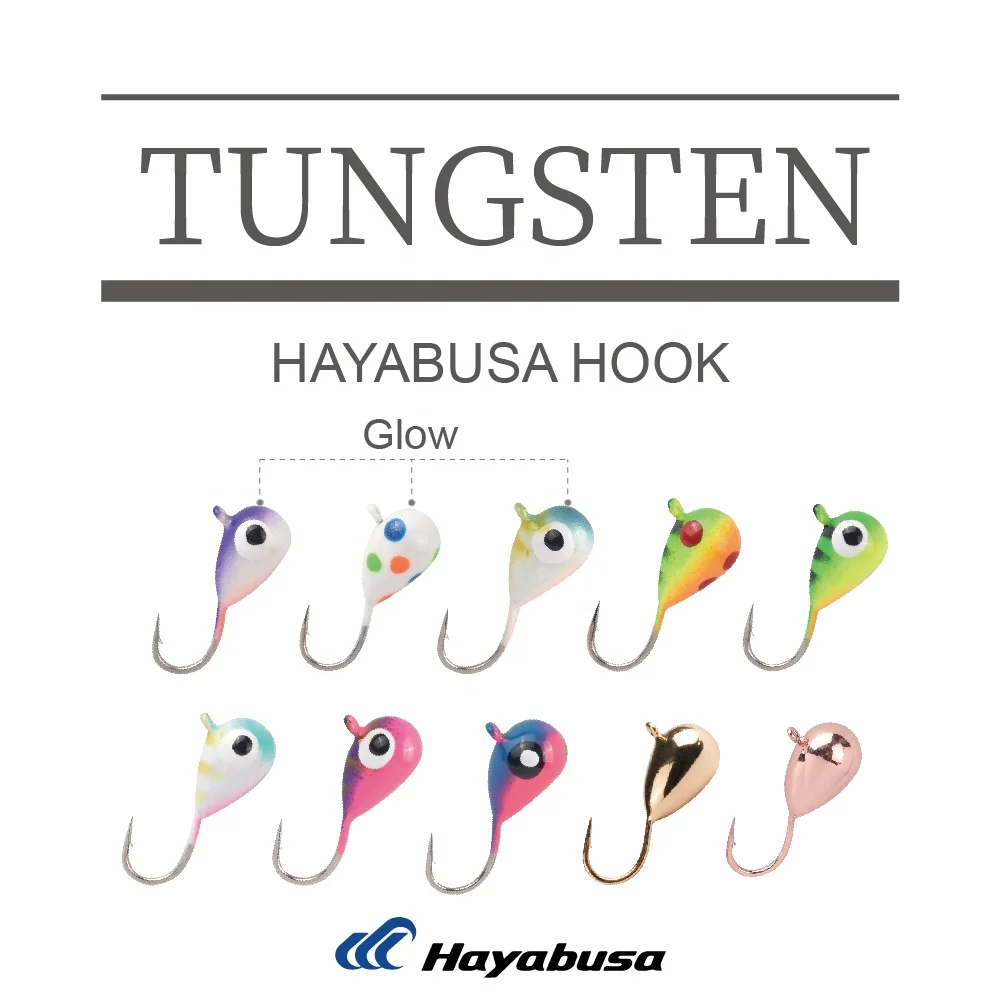 Factory Wholesale Tungsten Ice Fishing Jigs 97% Purity Tungsten Alloy Tear Drop Ice Jig