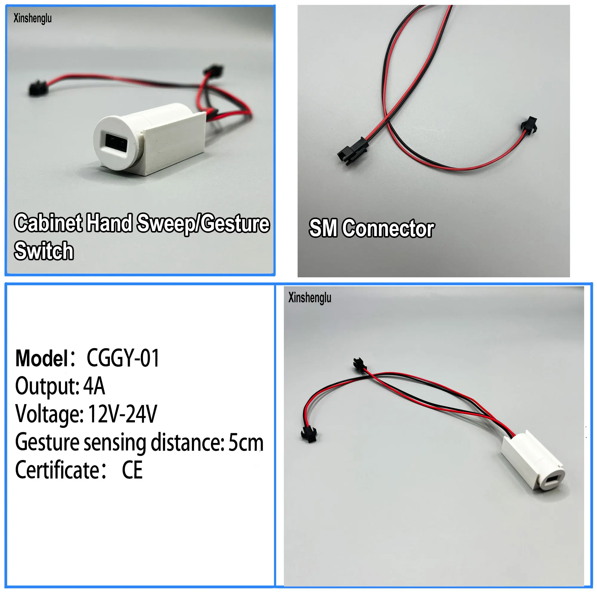 12V 4A Hand Scan /Gesture Induction Small Kitchen Cabinet Sensor Switch For LED Light Door Cabinet