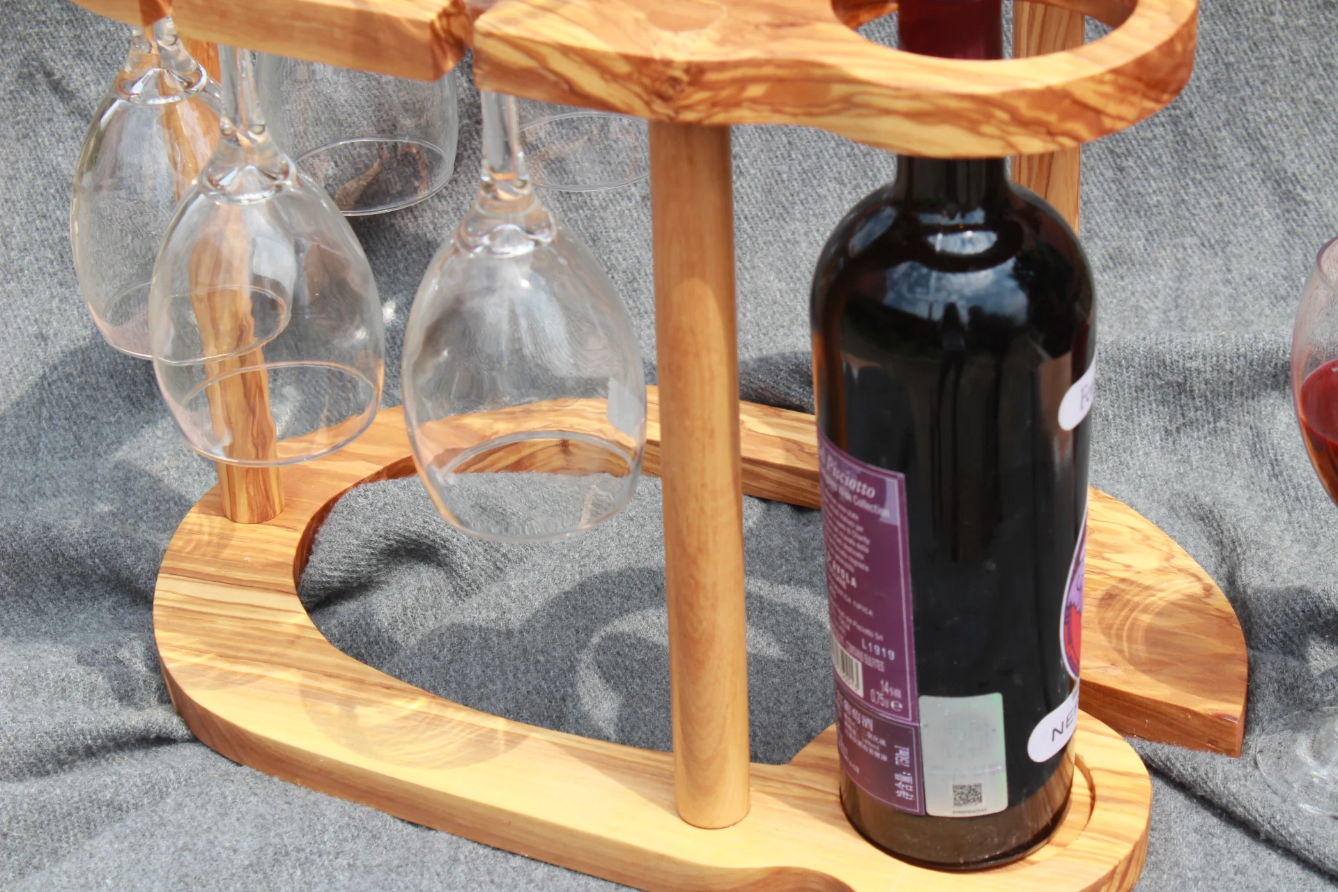 Olivewood Made Red Wine Glass Rack Hand Made Good Quality