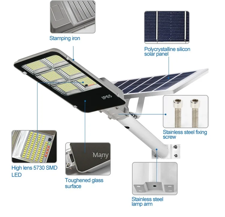 Outdoor Lighting IP67 High Power Street Lamp 150 watt 200 watt 300 watt 500 watt LED Light Street Solar
