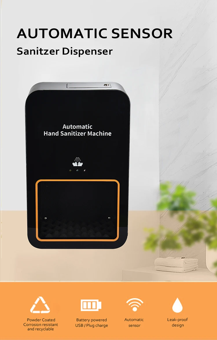
2020 new design automatic electric wall mounted dispenser hospital hand sanitizer soap dispenser 