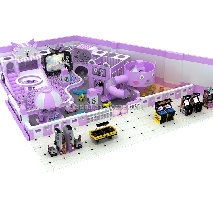 Manufacturer Customized Indoor Soft Play Area Indoor Playground Hot Air Balloon Theme Slide Ball Pool Indoor Amusement Equipment