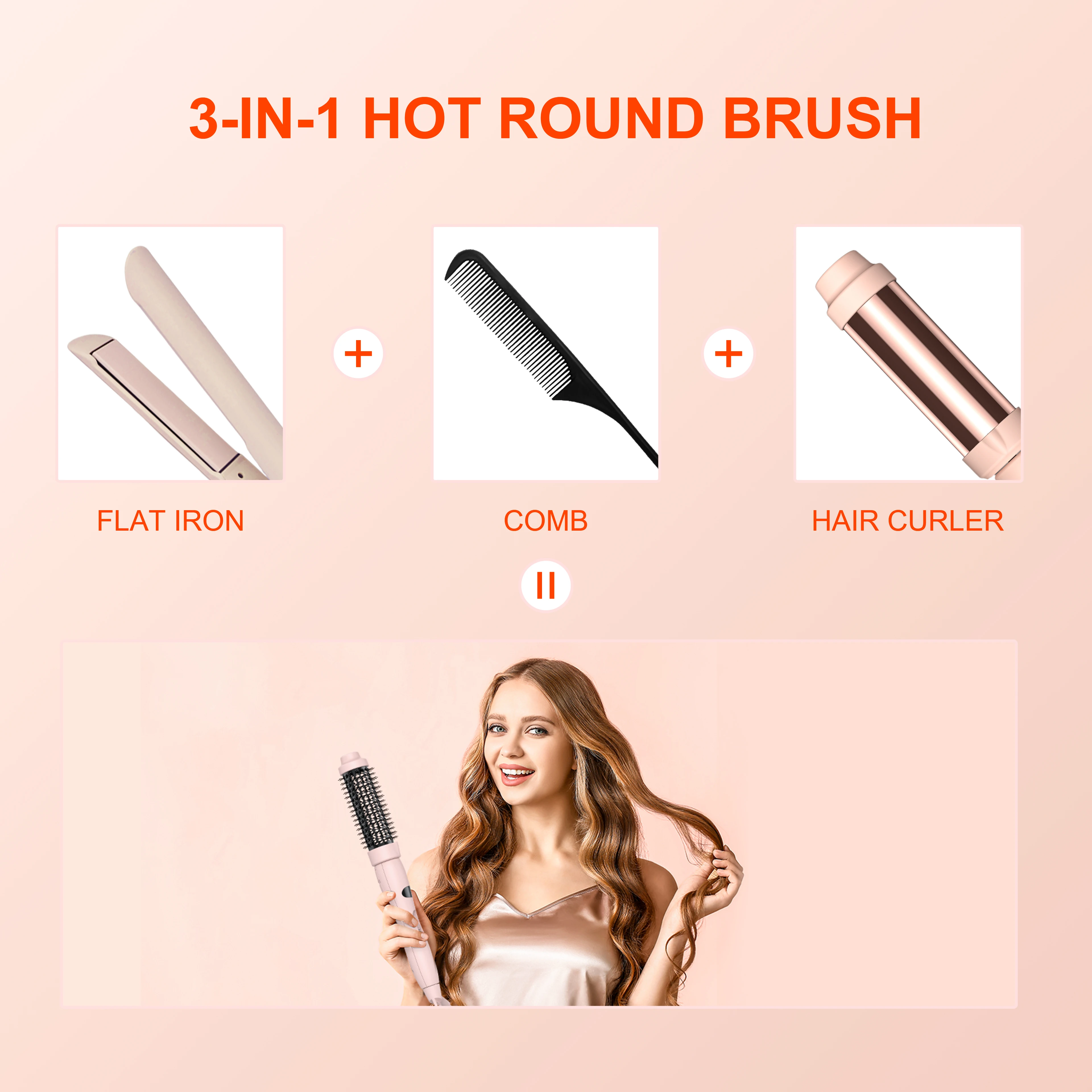 custom 2 in 1 Hot Sale electric Tools Curling Iron Curler Magic curls Salon Beauty portable Hair Curler Wands Machine Price