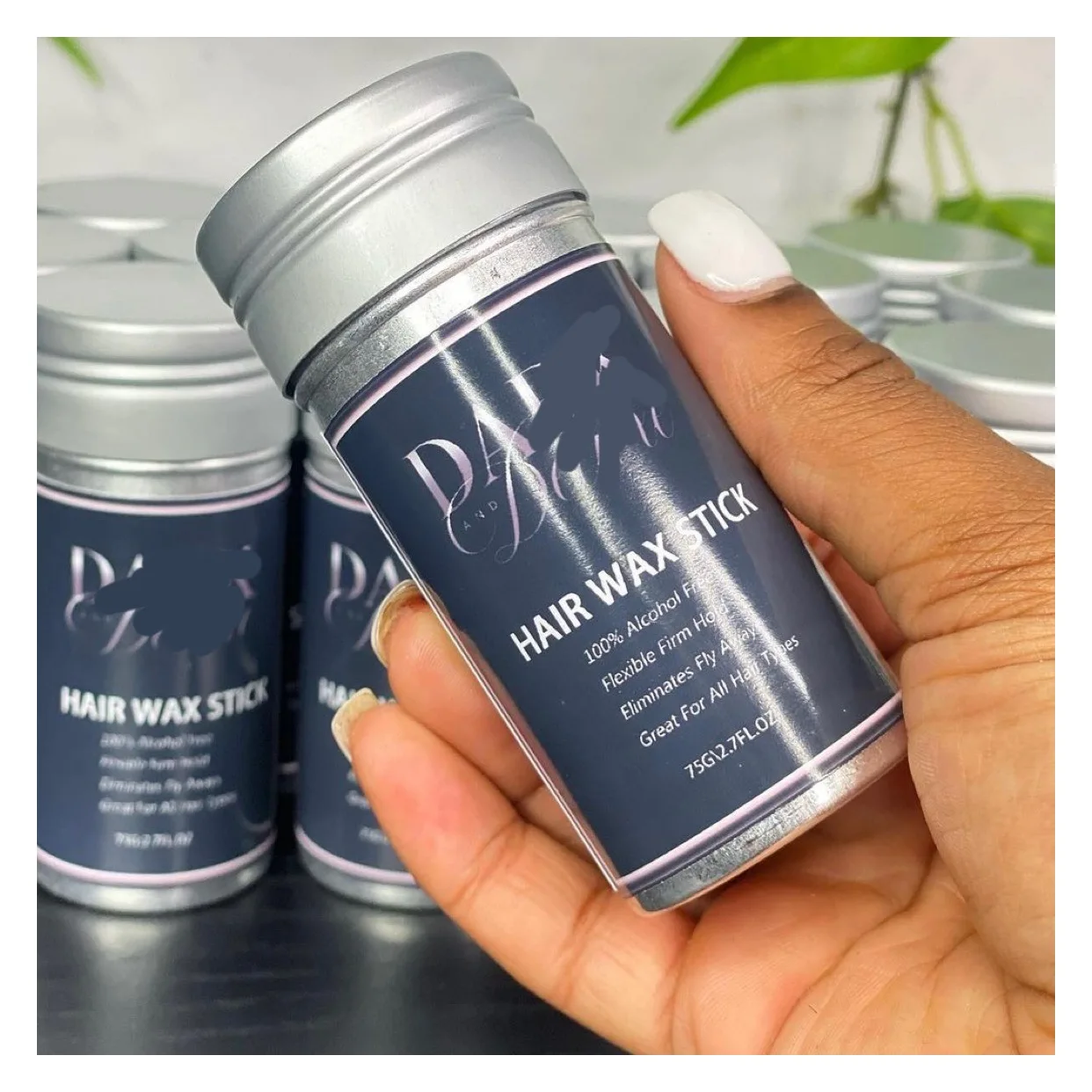 Hot Private Label Wax Stick For Wigs Wholesale Nature Oil Styling Shredder Hair Conditioner Edge Control Hair Wax Stick