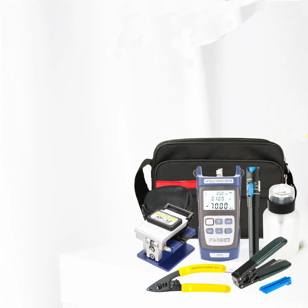 FTTH Fiber Optic Tester Tool Kit Optical Power Meter and Visual Fault Locator(301020VFL ) Combination
