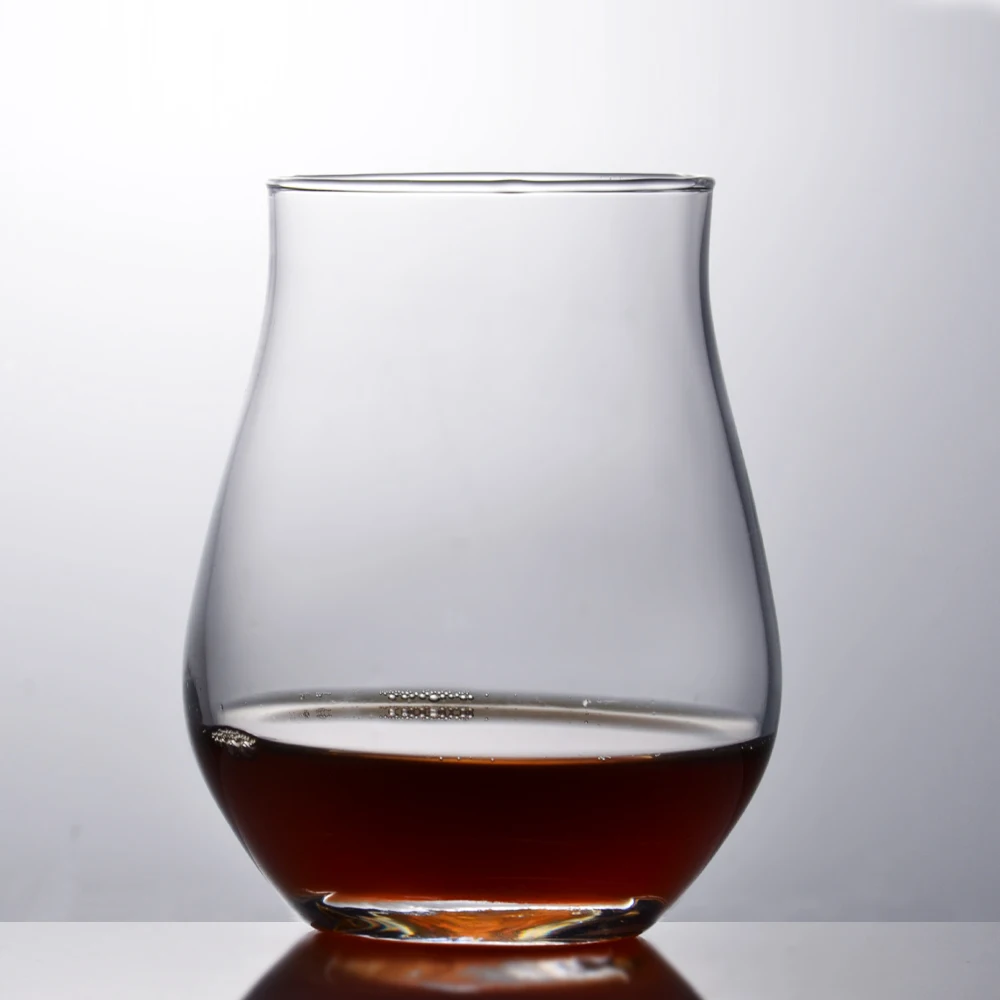 custom logo 400ml stemless wine glass tulip glass sublimation whisky whiskey glasses