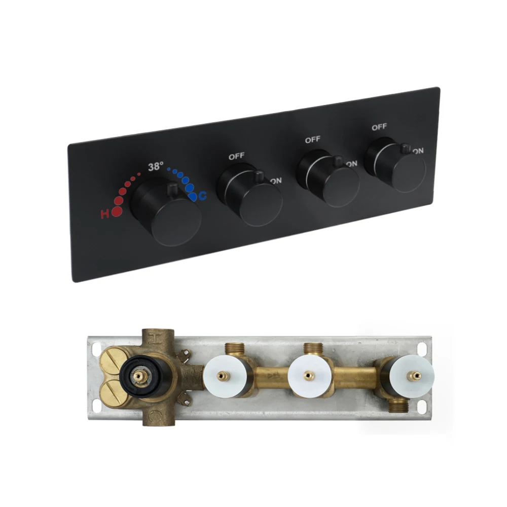 Shower Main Body Two/Three/Four Function High Flow Thermostatic Switch Valve