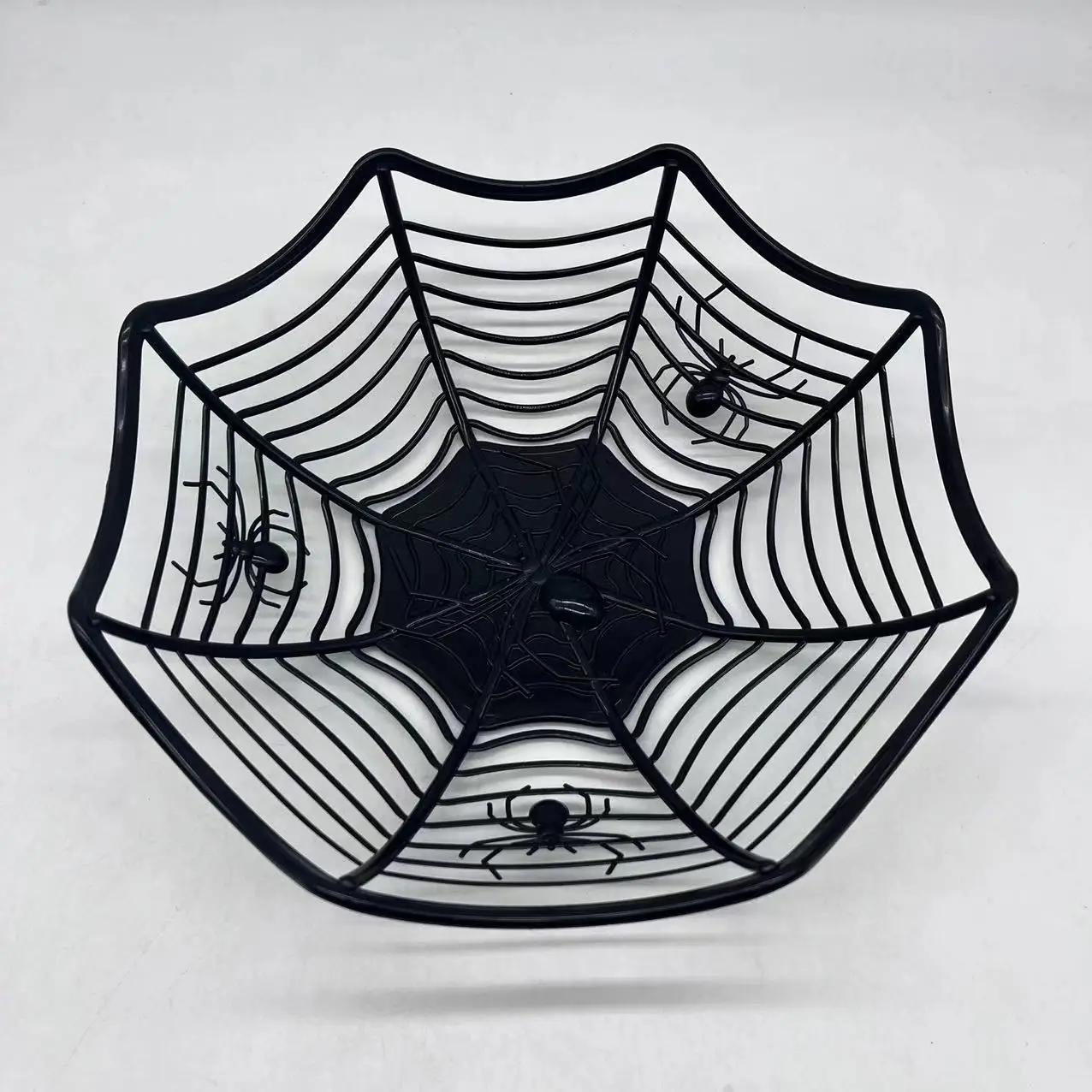 Sunup spider net basket Dinner plate Dinner Party Halloween Ghost Festival Event Reusable plastic products