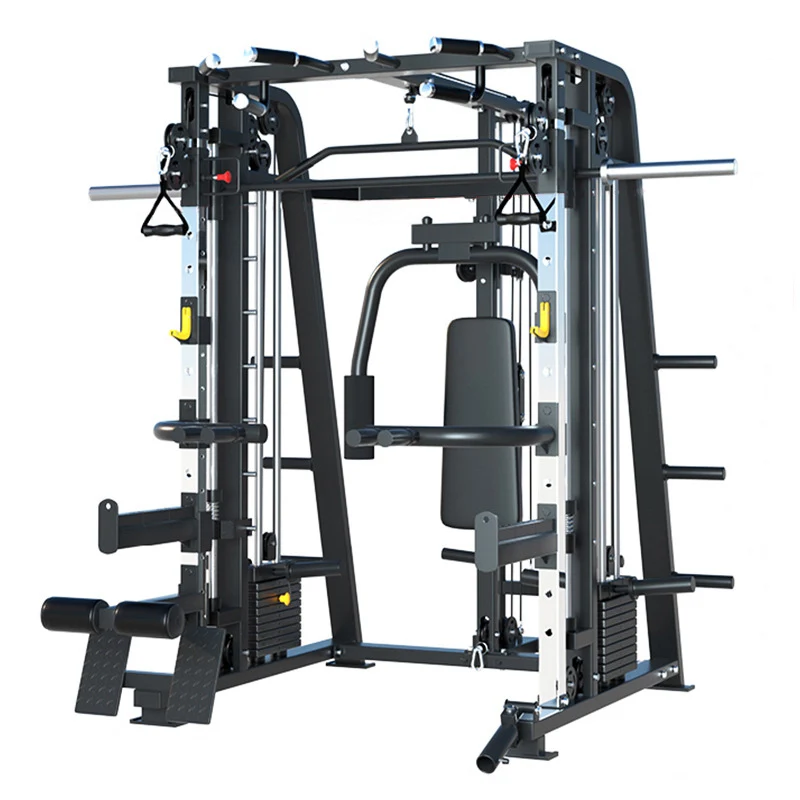Single Multi-functional Trainer Large Comprehensive Fitness Equipment Body Building Smith Machine