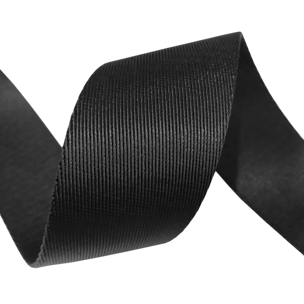  Экологичная черная саржевая нейлоновая тесьма ширина 25 мм 3 см 1 2 дюйма 5 3/4 в наличии
