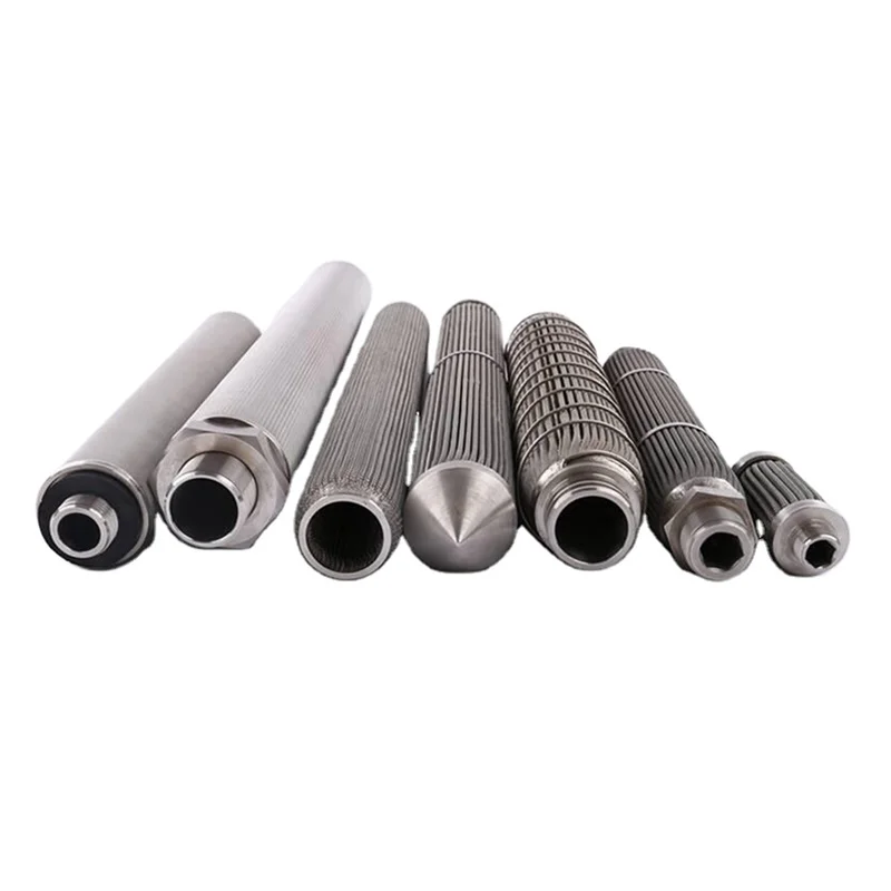 Customized Specification Replacement Industrial Hydraulic Oil 304 Stainless Steel Pleated Filter Element