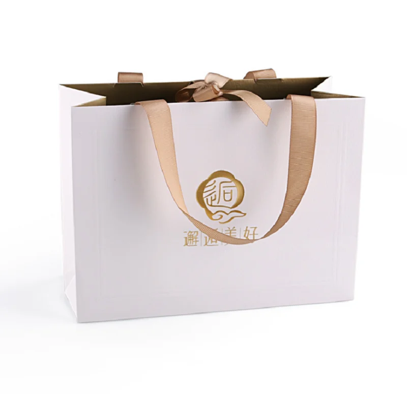 
Cheap Price Full Printed Jewelry Clothing Cosmetics Custom Printing Shopping Paper Bag With Logo Print 