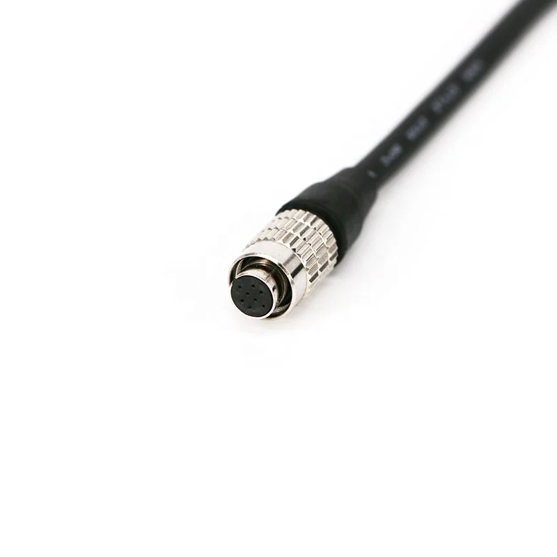 Industrial camera trigger cable Hr25-7tp-8s Hirose 8pin female power trigger cable