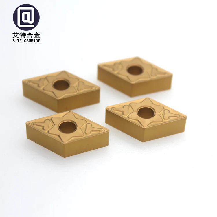 ZZAT Factory Production DNMG150608-TM CNC  Controlled Carbide Inserts for Steel Part Milling Tungsten Carbide with PVD Coating