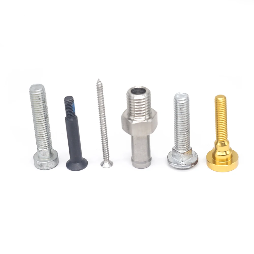 custom hardware part screw Industrial 304 316 Stainless Steel Brass aluminum screw