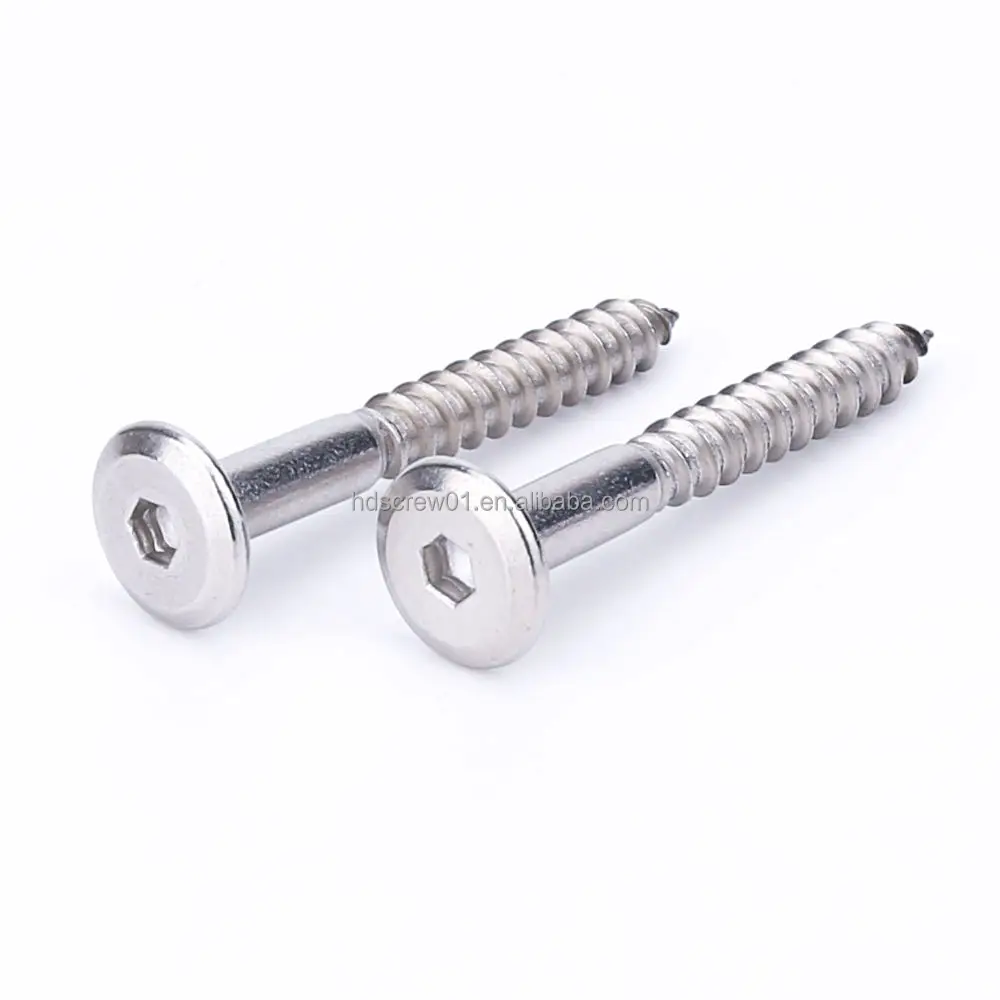 8# SS304 Cross Recess Phillips Countersunk Flat Head Self-Tapping Screw Wood To Metal Furniture Screws