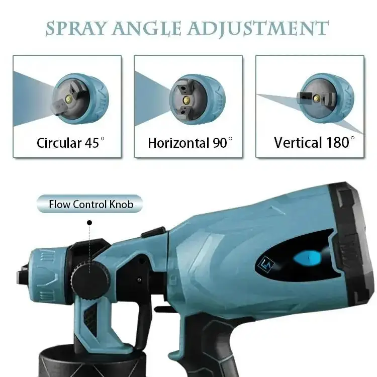 Portable Hand Paint Sprayer Cordless Power Spray Gun Electric Spray Gun Painting Machine cordless paint sprayer