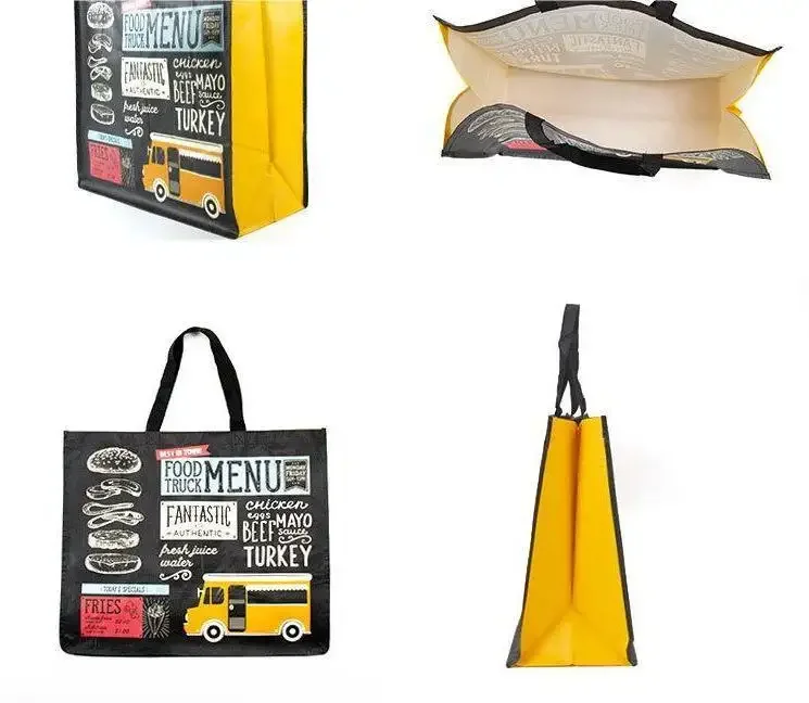 Eco Friendly Factory mass customized natural recyclable pp-woven bags, waterproof and anti-fouling