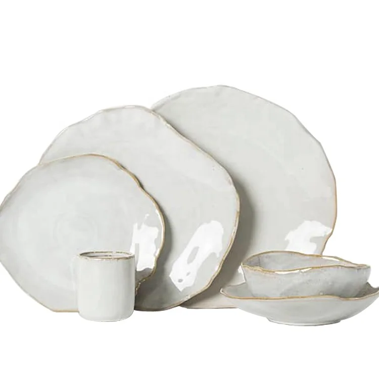 Manufacturer Wholesale Ceramic Plates Dinnerware Set For Home And Restaurant Use
