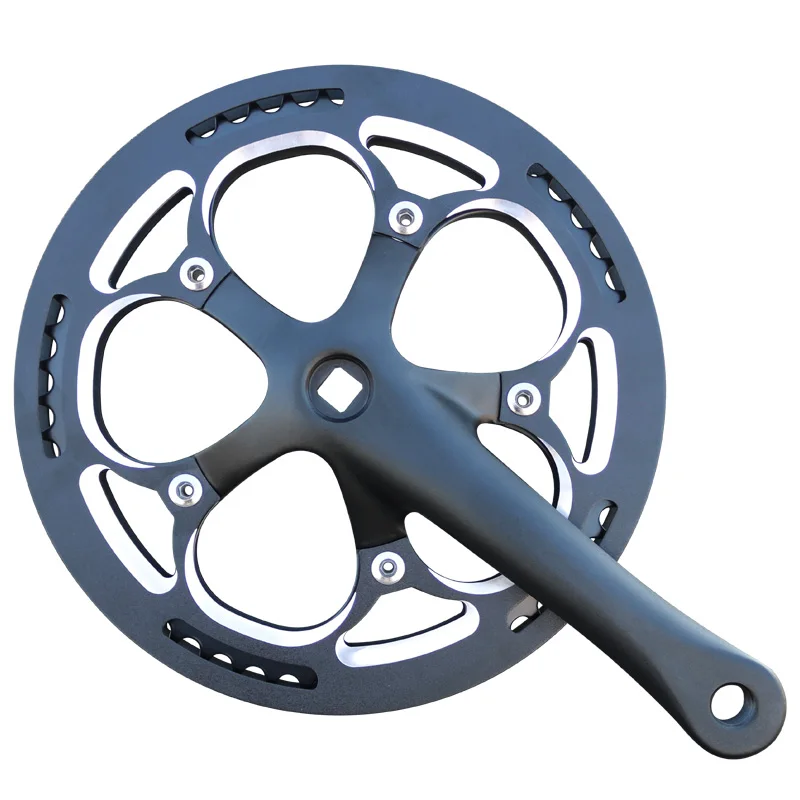 Imprint bicycle crankset for folding and e-bike bicycles with cnc bicycle crank&chainwheel