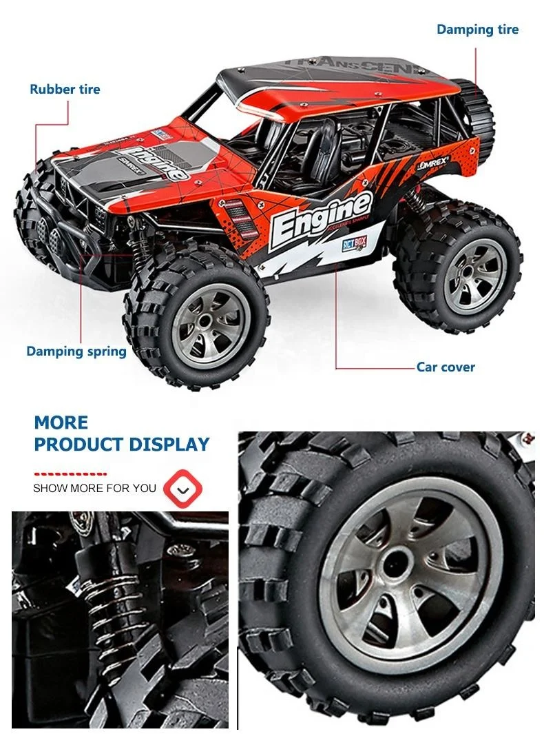 Popular remote radio control toy rc car for kids adult 1:18 scale electric drift 4wd buggy climb race vehicle with high speed