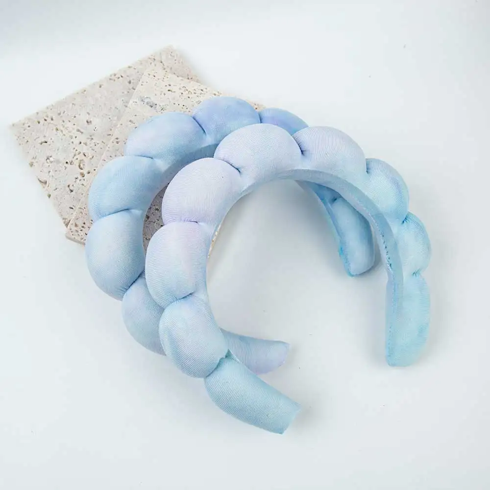 New Padded Headbands Women Wide handmade Hairbands Thick Hair Hoop Girls Sponge Non-slip Hairband Fashion Hair Accessories