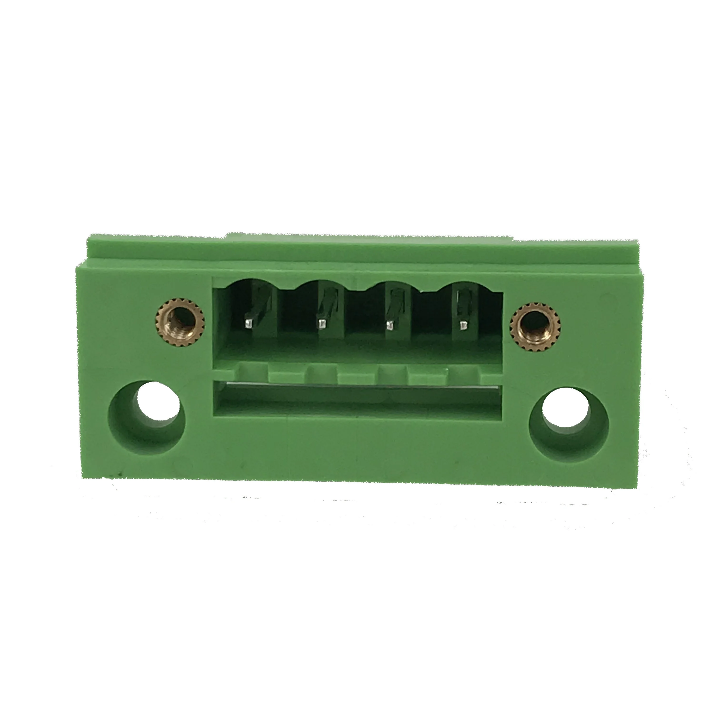 5.08mm pitch through wall terminal block panel mount heat shrink wire connectors XK2EDGWB-5.08