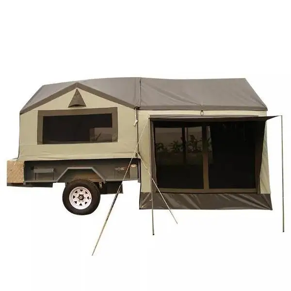 Custom folding waterproof portable camping trailer tent   4x4 trailer tents