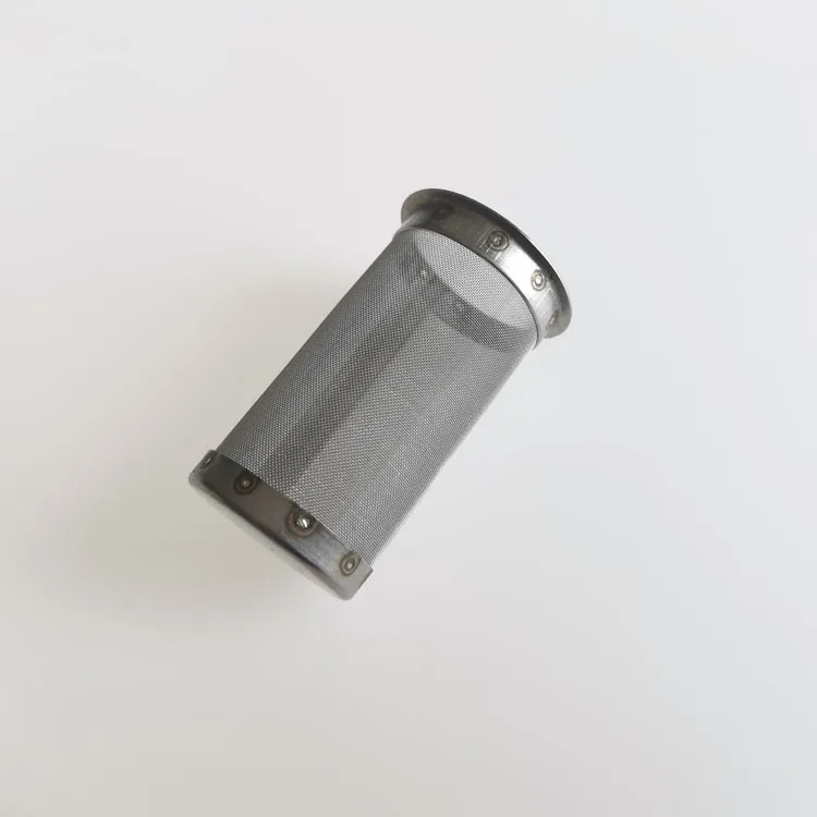 stainless steel woven wire mesh strainer filter screen bucket chinese manufacturer pipe strainer