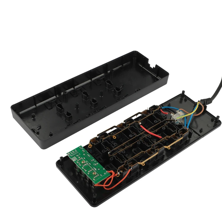 Multi-function power strip 16A high-power power socket UK plug with 3 USB 2m extension cord wiring board