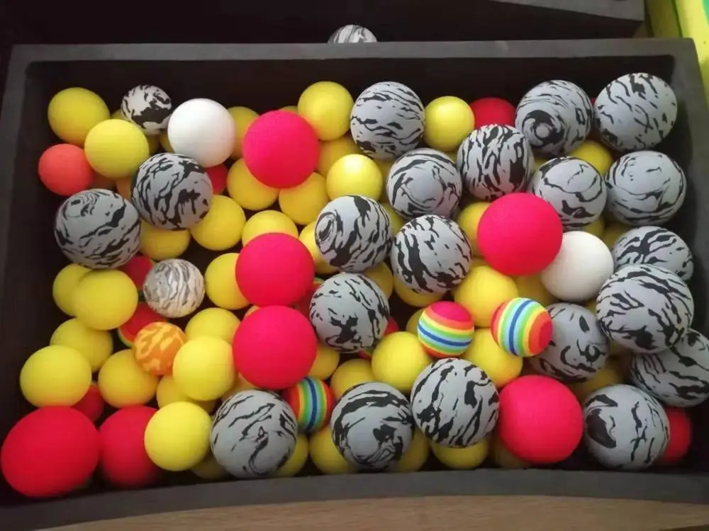 
Europe eva biodegradable sponge foam massage hand grip elastic ocean ball 