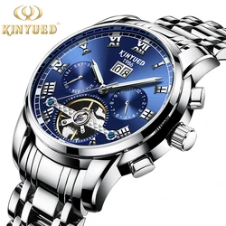 Factory Direct Wholesale Price Waterproof Automatic Skeleton  Watches Stainless Steel Strap Mechanical Men watch