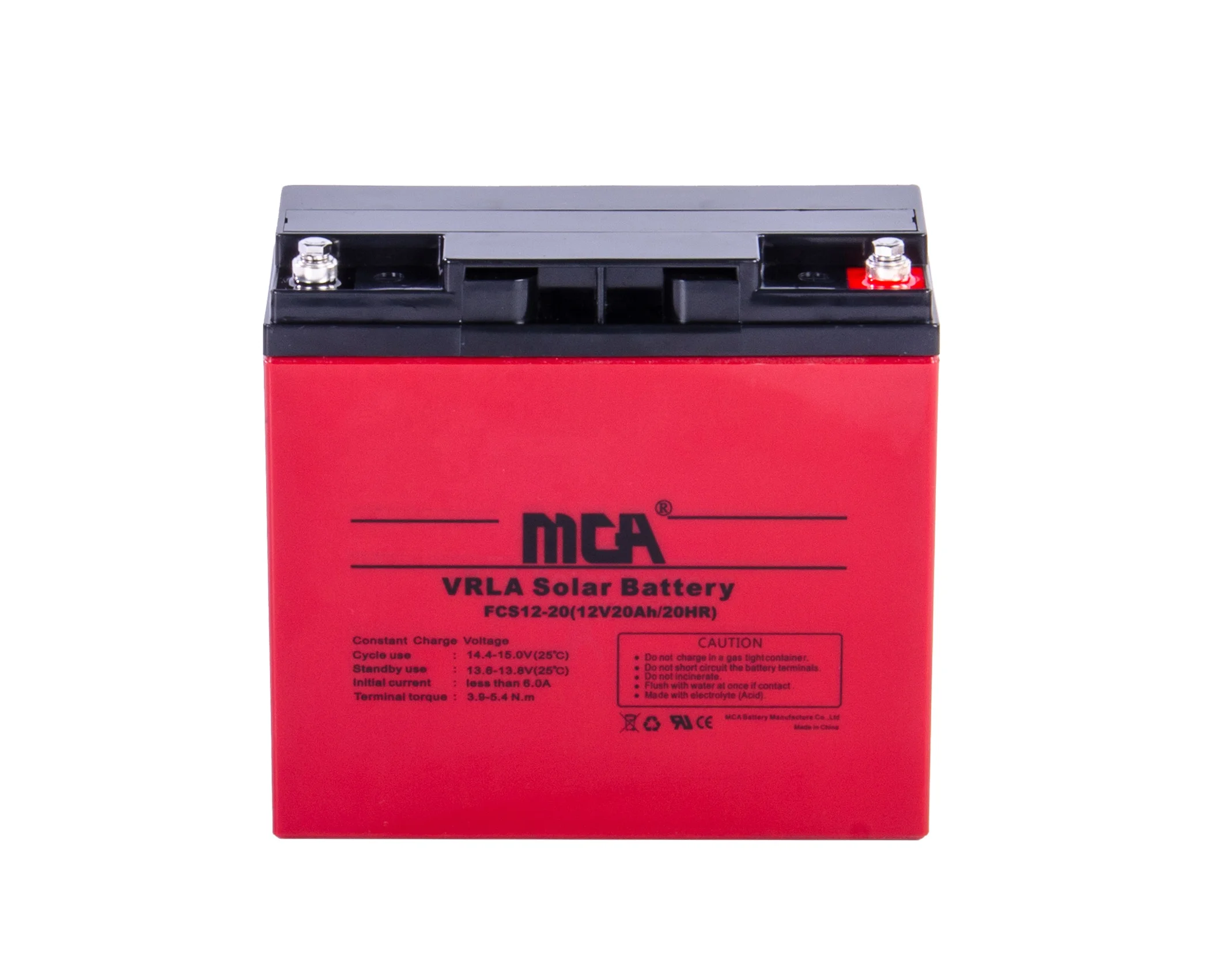 MCA factory dry storage rocket 12v 200ah solar battery
