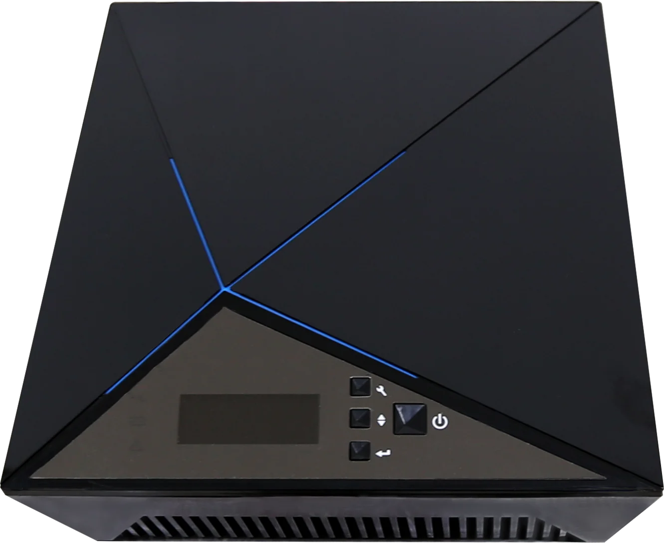 Inverter AC charging off grid 500va 1000va 2kva hybrid mppt home system high frequency transformer less inverter solar inverter