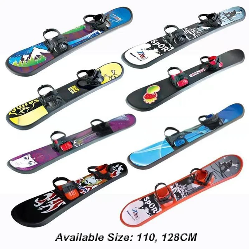 Factory direct sales winter sports kids snowboard kids plastic directional freestyle skis