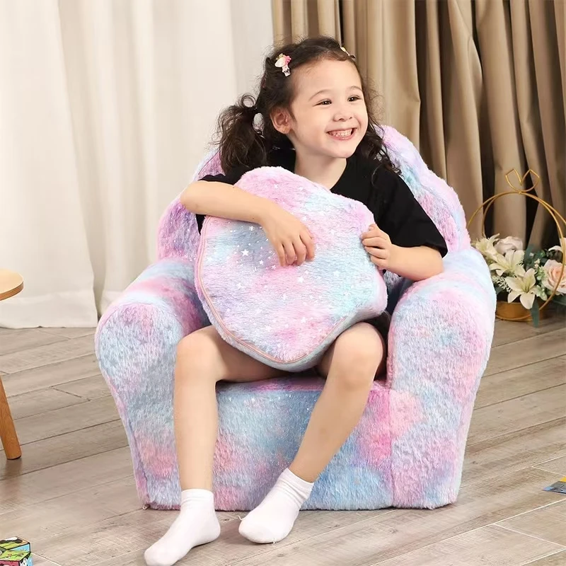kids wholesale folding foldable foam kids sofa chair bed foam chair foam for kids chair fold out plush 2