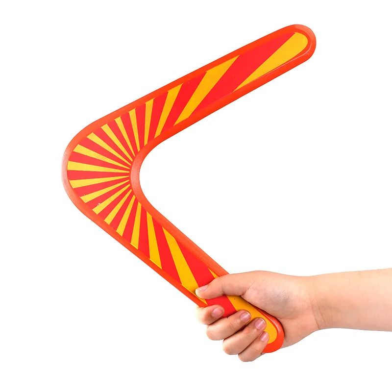 Wooden Boomerang V Darts Parent-Child Outdoor Sports Equipment Wooden Flying Discs Outdoor Toys Kids Flying Game