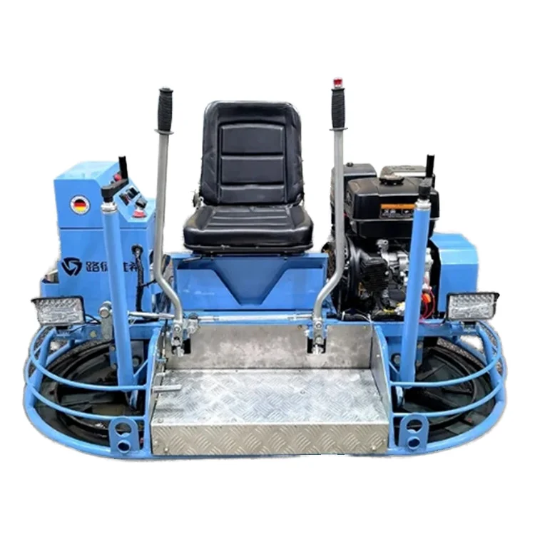Gasoline Engine Powered Ride-on Power Trowel Machine Concrete Polishing 220V New Used Condition Gear Core Concrete Helicopter
