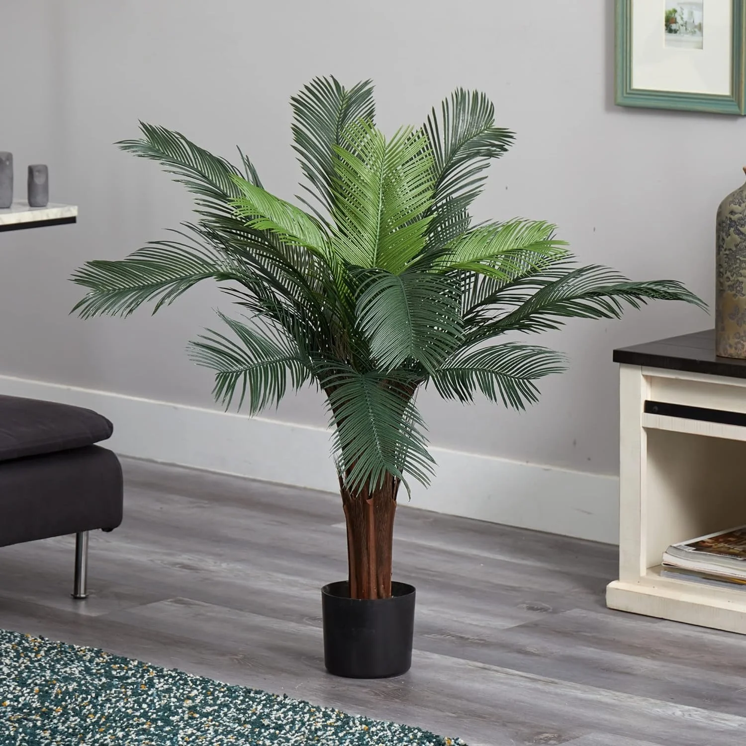 Artificial sago palm tree cycas palm uv proof outdoor sago bonsai artificial plantas