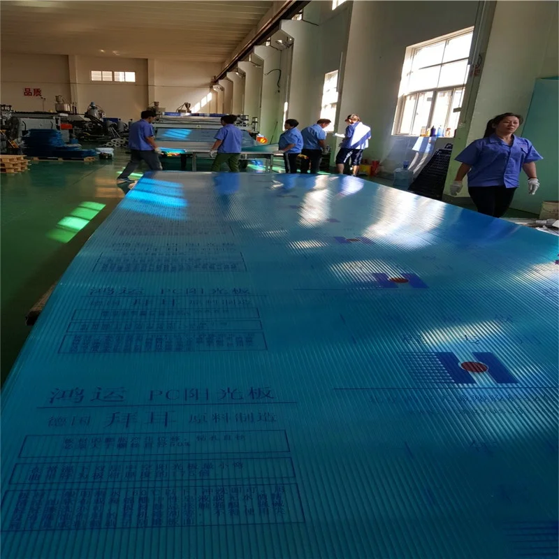 solid polycarbonate sheet for partition/corrugated polycarbonate sheet solid for roof skylight