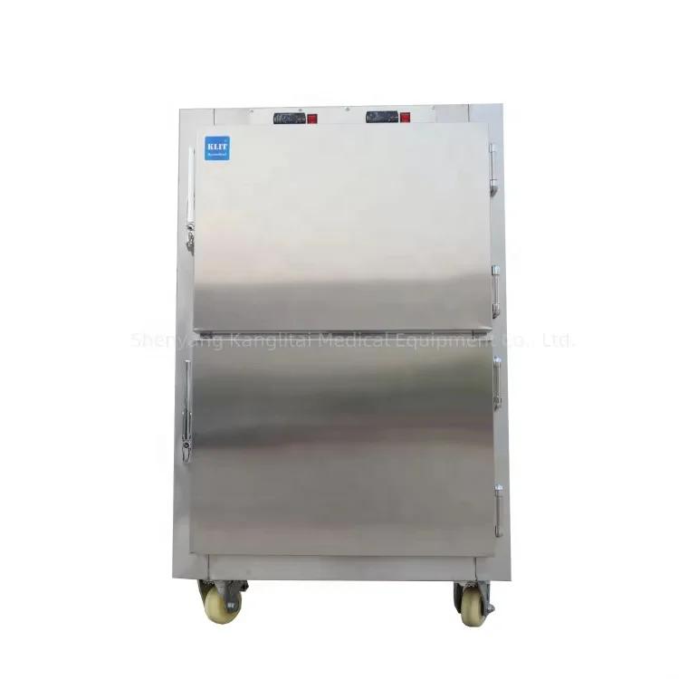 304 Stainless Steel 2 Bodies Mortuary Refrigerator Morgue Freezer Mortuary Freezer With Good Price