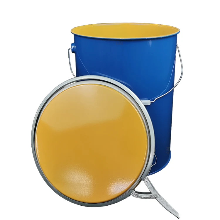 20L Open Head Steel Bucket Paint Empty Recyclable Barrel Drum Pail 5 gallon Inner Coating Chemical