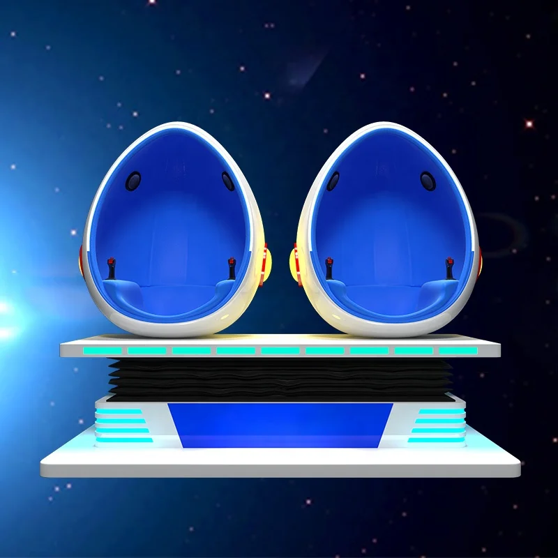 ShallxR Factory Direct Supply 2 Seats 9d Virtual Reality Ride Chair Theater Simulator For Park/Shopping Mall