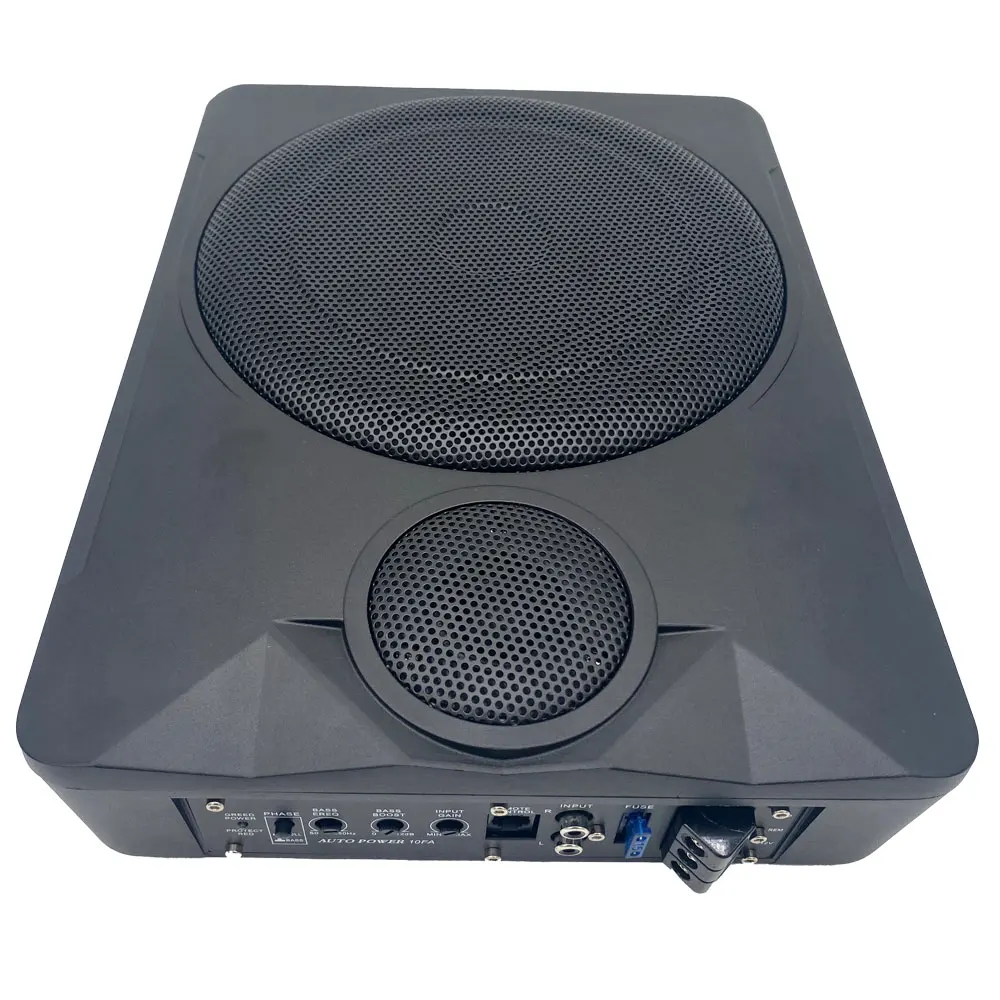 10 Inch Subwoofer Flat Under Seat Sub Woofer Bluetooth With Tweeter Speaker For Car