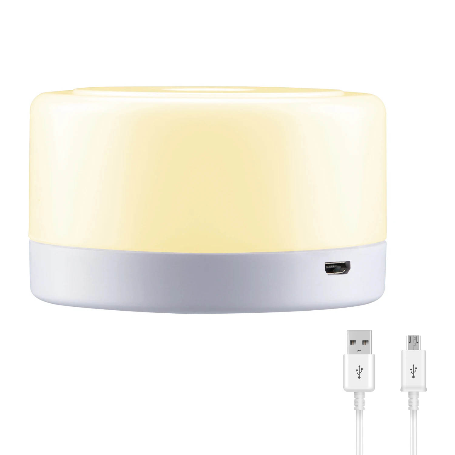 LED USB перезаряжаемые беспроводной детская затемнения милый портативный смарт-мини-мягкие ночные светильники для